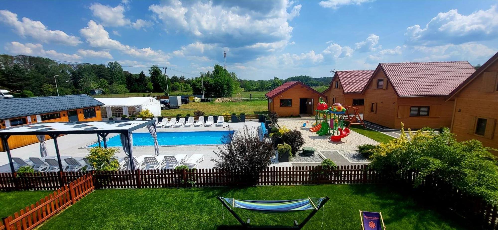 Miodowa Sadyba Domki Caloroczne Kluczbork Ligota Zamecka Exterior foto